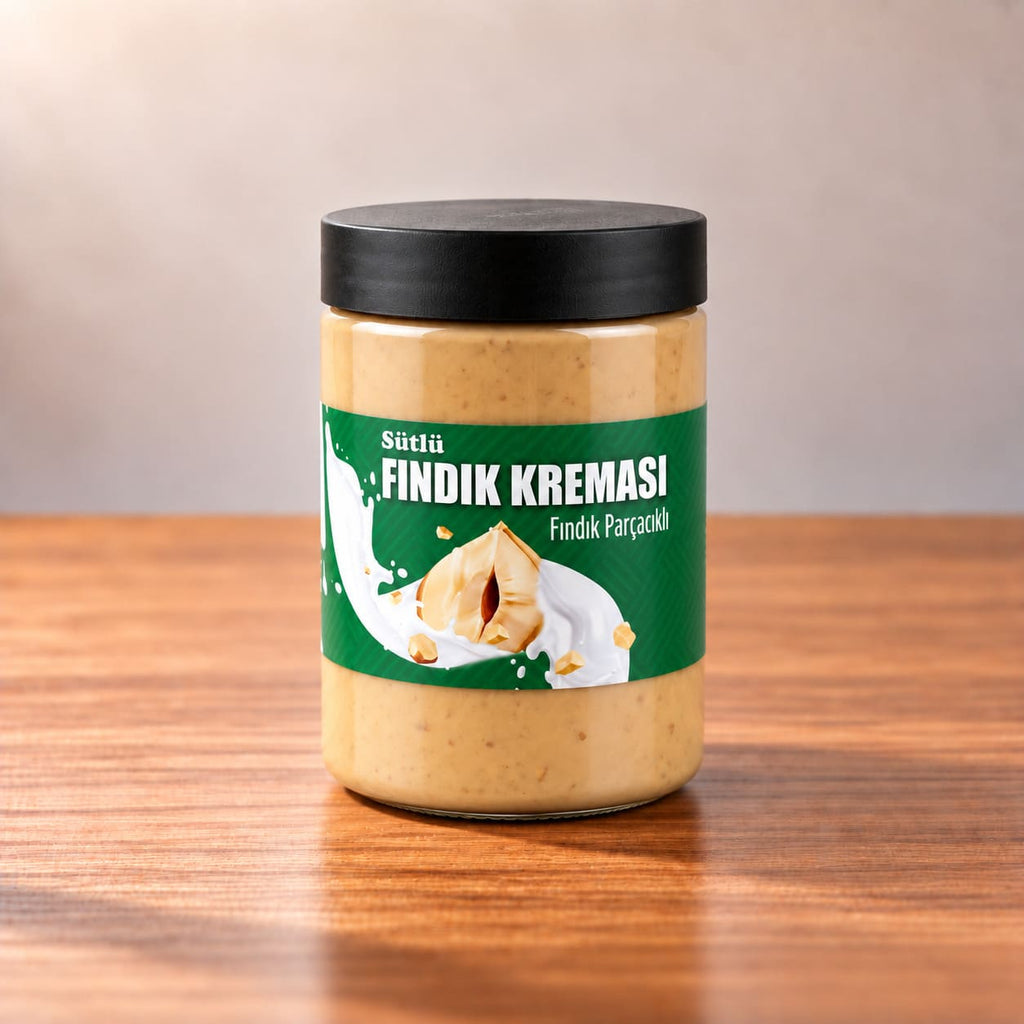 Fındık Parçacıklı Sütlü Fındık Kreması