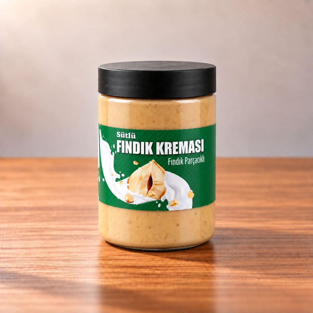 Fındık Parçacıklı Sütlü Fındık Kreması